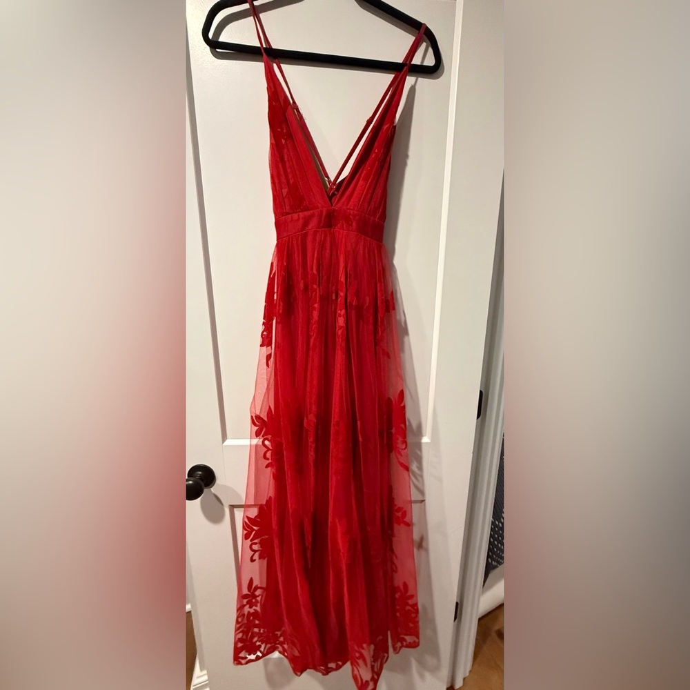 Luxxel Maxi Overlay dress